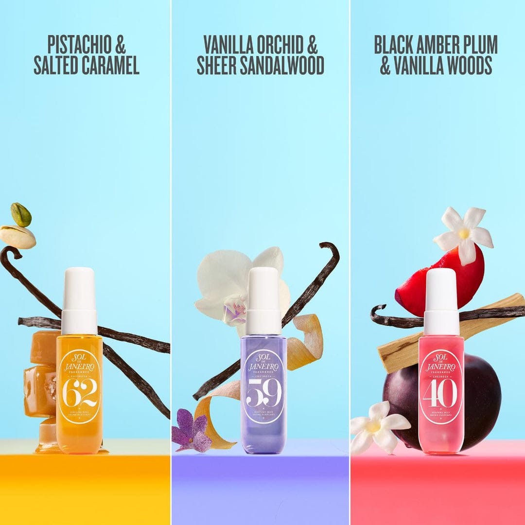 Sol de Janeiro Sunny. Sultry. Delicious. Cheirosa Perfume Mist Set